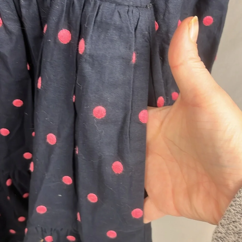 Kate spade medium  Polka Dot Dress - Navy and Pink - Picture 4 of 7